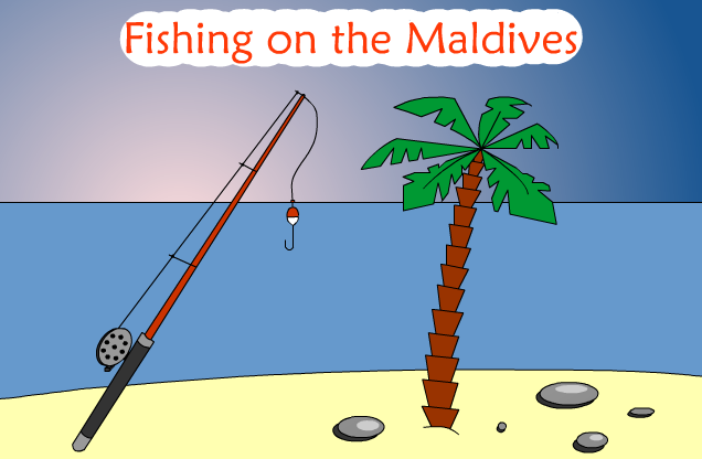 Fishing one the Maldives